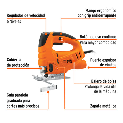 Sierra caladora de velocidad variable - SKU 15420