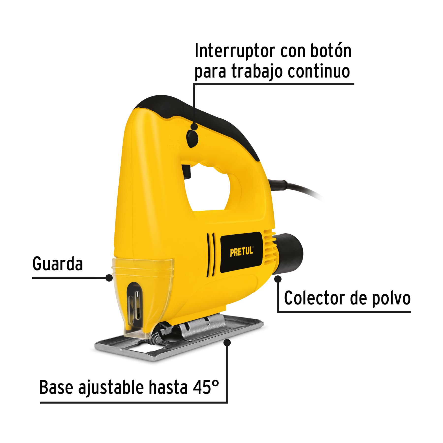 Sierra caladora 400 W 3.1 A - SKU 24047