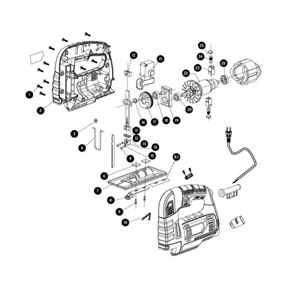 Sierra caladora 400 W 3.1 A - SKU 24047