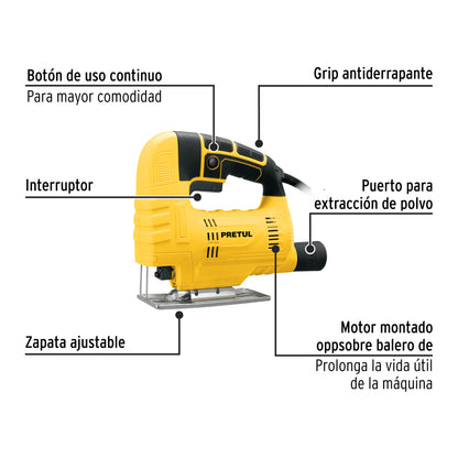 Sierra caladora de 400 W · vista 4