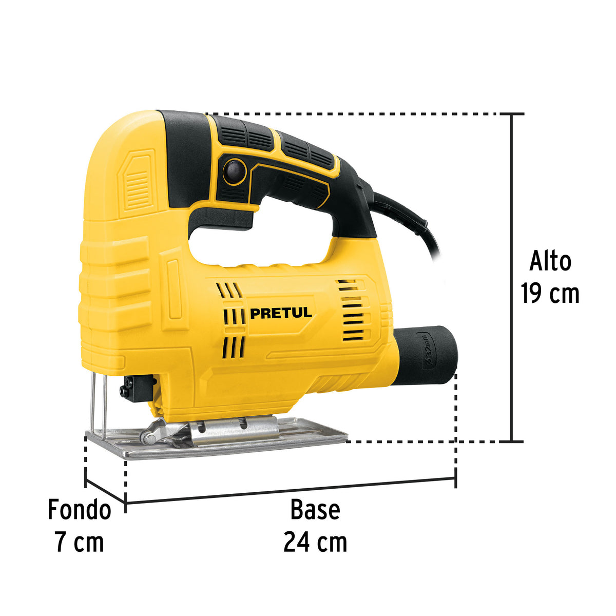 Sierra caladora de 400 W · vista 2