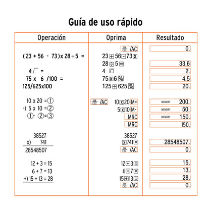 Calculadora de escritorio de 19 cm con alimentación solar y por pila