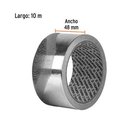 Cinta de aluminio 48 mm para sellado
