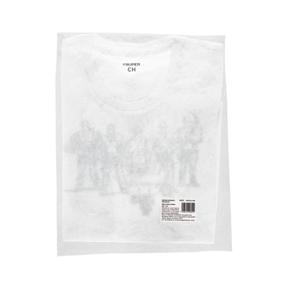 Playera cuello redondo para mujer, blanca, CH · vista 5