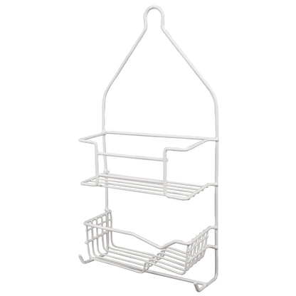 Organizador para regadera con cubierta plástica y estructura metálica