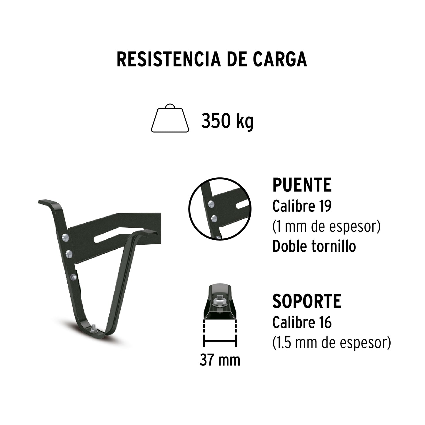 Carretilla 4.5 ft³ llanta sólida roja