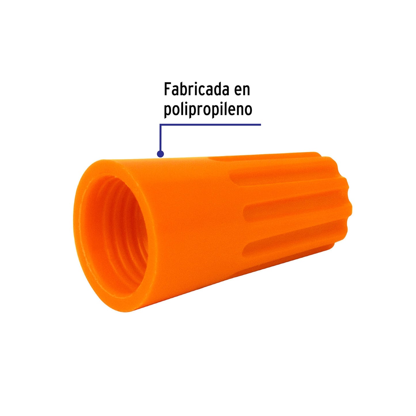 Bolsa con 10 capuchones para cable de calibres 14 a 12 AWG