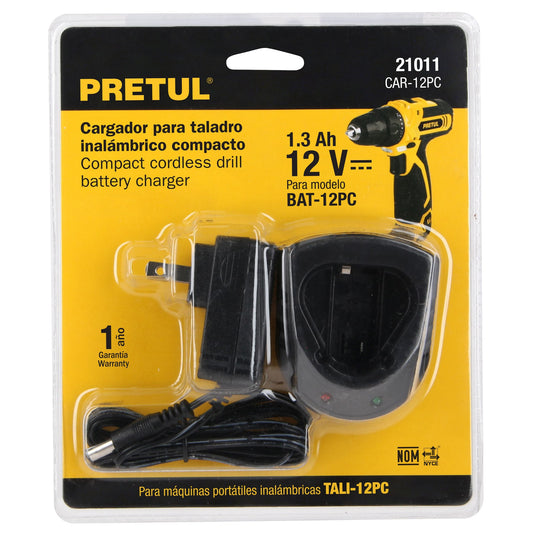 Cargador de baterías de ion litio de 12 V para TALI-12PC