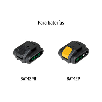 Cargador de baterías de ion litio de 12 V para taladro TALI-12P