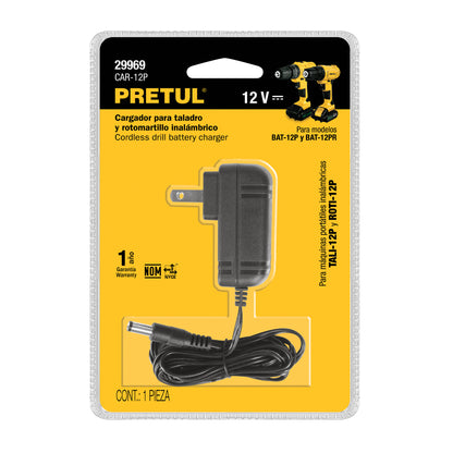 Cargador de baterías de ion litio de 12 V para taladro TALI-12P