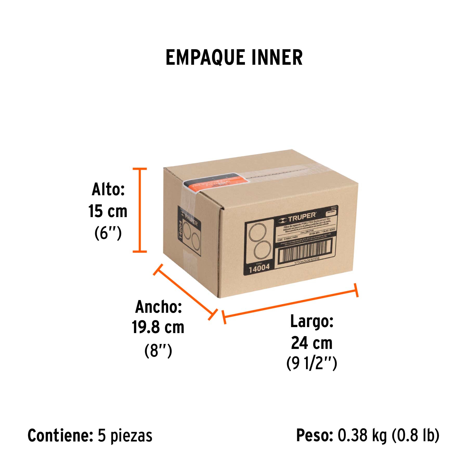 2 filtros de repuesto R95 - SKU 14004