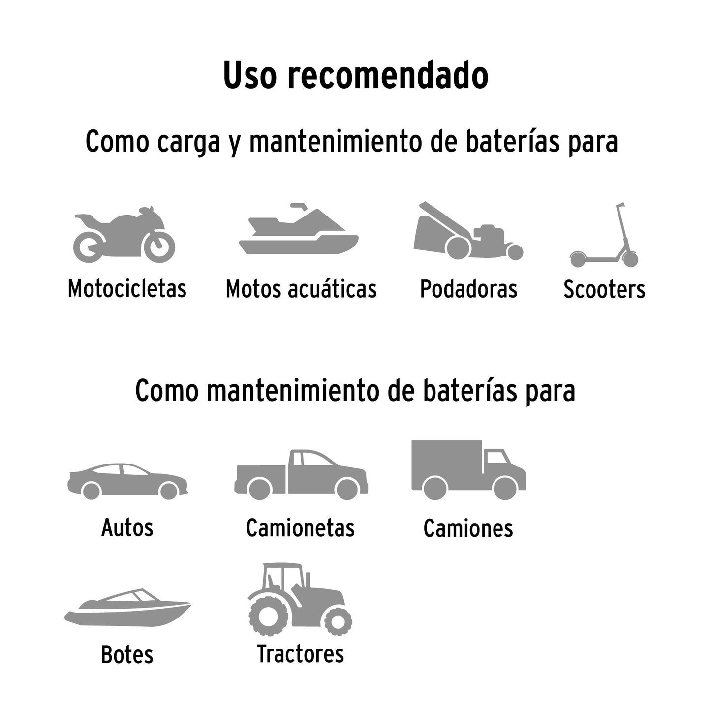 Cargador mantenedor 1 A 6/12V