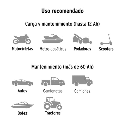 Cargador / mantenedor de 4 A para baterías de 6V/12V · vista 4