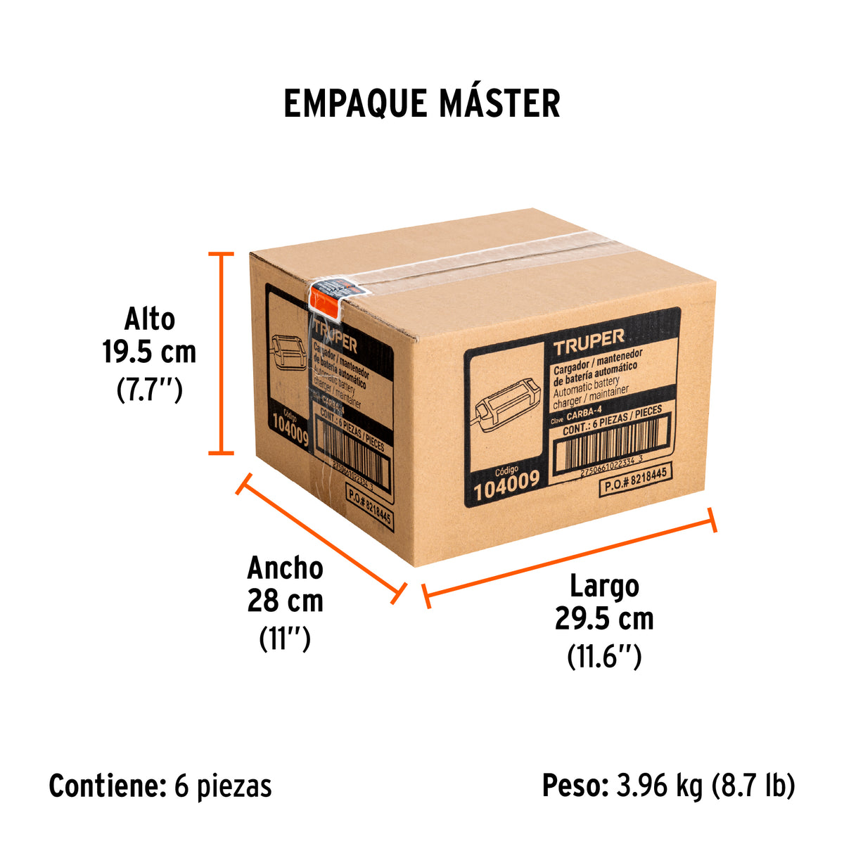 Cargador / mantenedor de 4 A para baterías de 6V/12V · vista 8