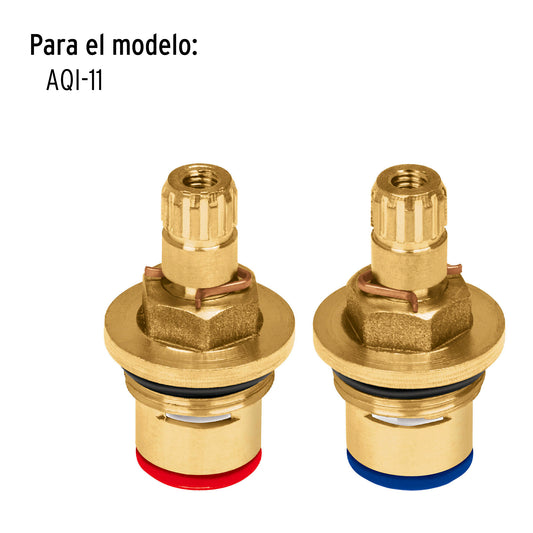 Bolsa con 2 cartuchos cerámicos para llave AQI-11