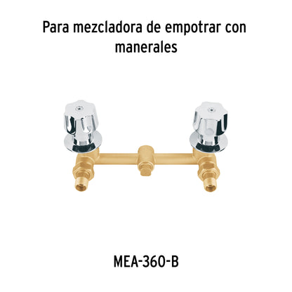 Cartucho de compresión para llaves de empotrar