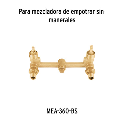 Cartucho de compresión para llaves de empotrar