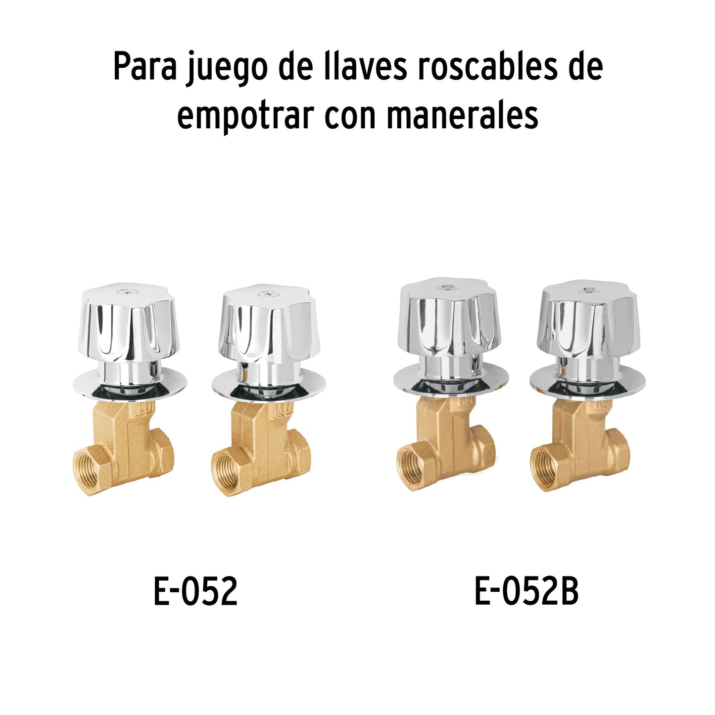Cartucho de compresión para llaves de empotrar