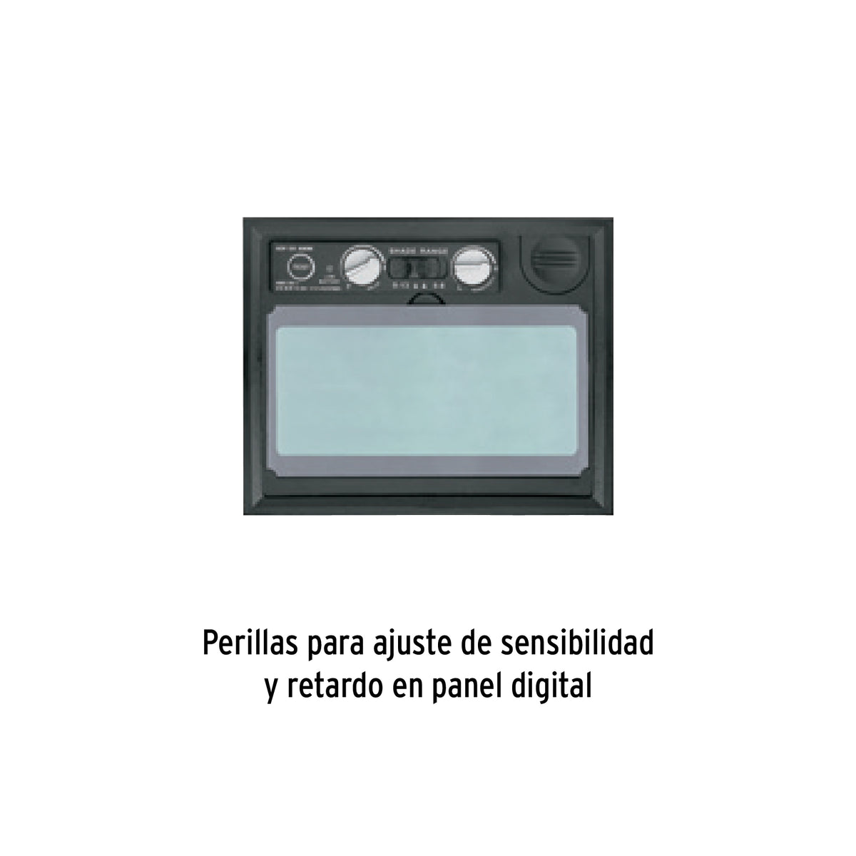 Careta electrónica para soldar 9-13 panel digital
