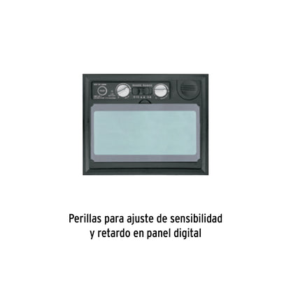 Careta electrónica para soldar 9-13 panel digital