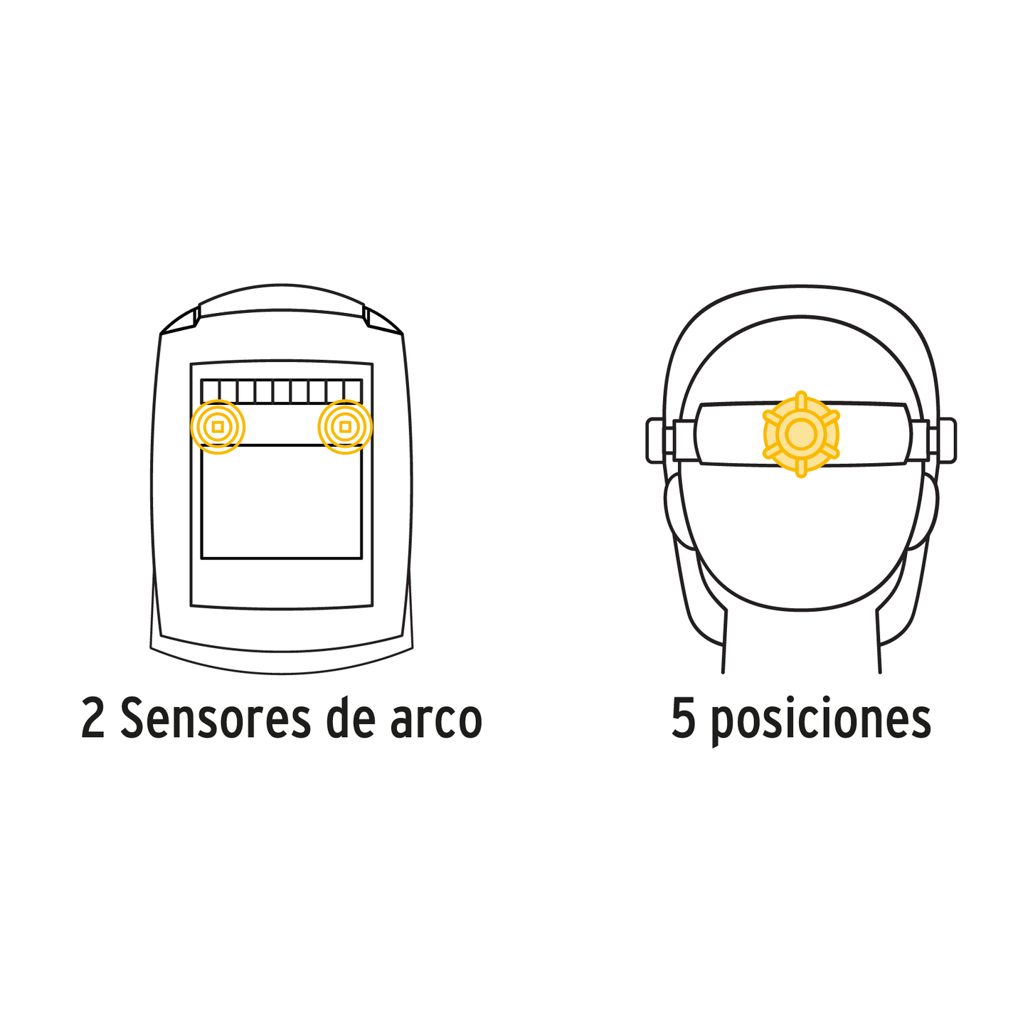 Careta electrónica para soldar 9-13 semiprofesional Semiprofesional