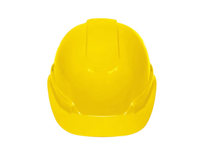 Casco de Seguridad Ajuste de Matraca Amarillo