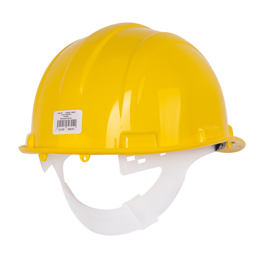 Casco de Seguridad Industrial con Ajuste por Intervalos Amarillo