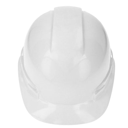 Casco de Seguridad Industrial con Ajuste de Matraca – Blanco