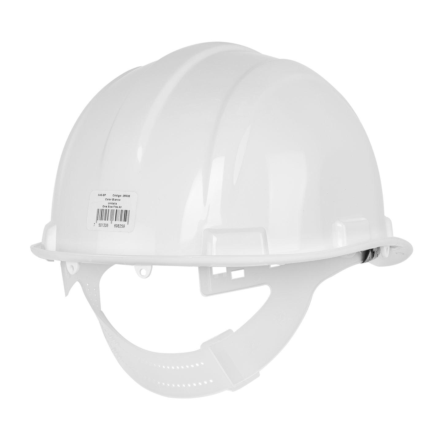 Casco de Seguridad Industrial con Ajuste por Intervalos Blanco