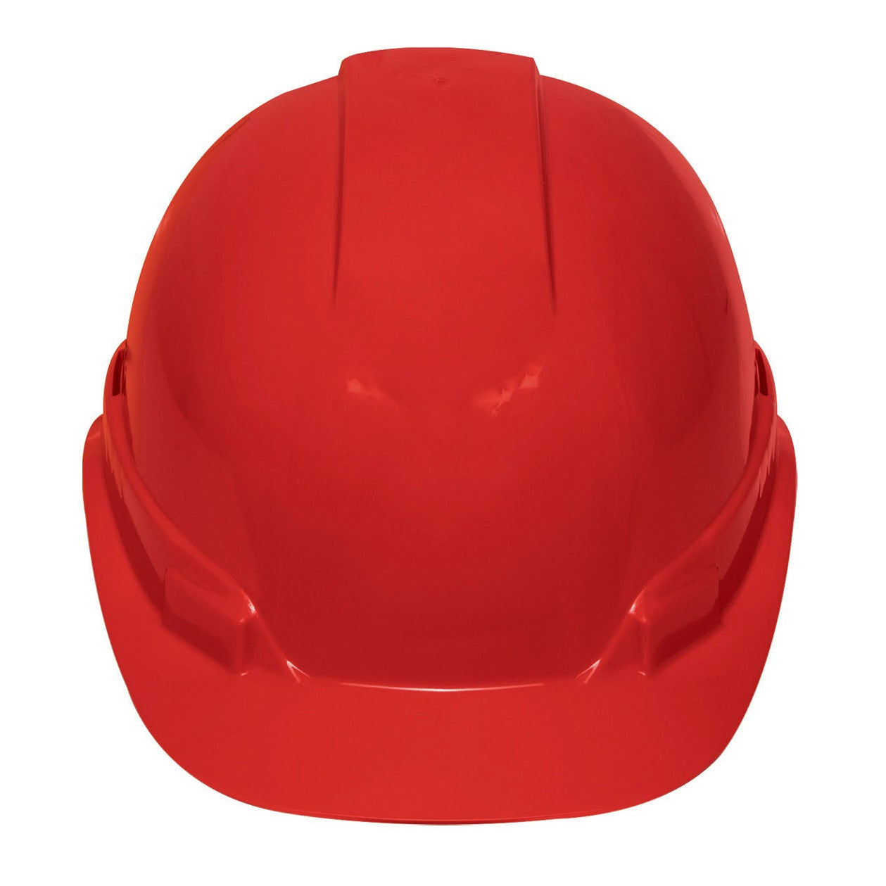 Casco de Seguridad Industrial con Ajuste de Matraca Rojo