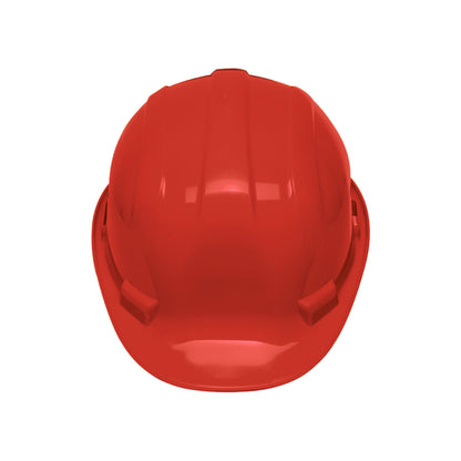 Casco de Seguridad Industrial con Ajuste por Intervalos Rojo