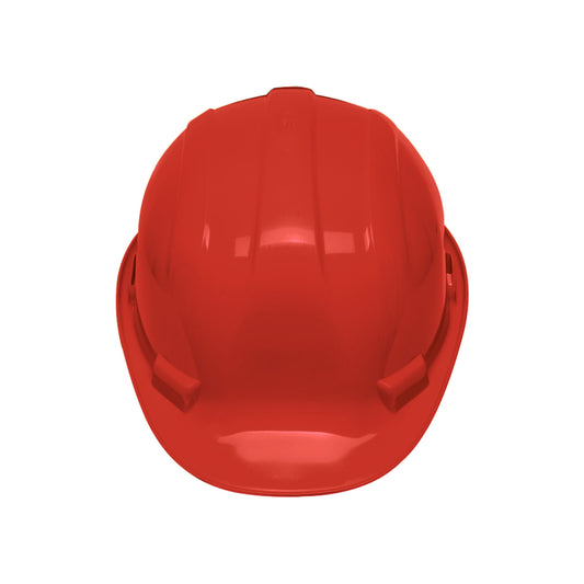 Casco de Seguridad Industrial con Ajuste por Intervalos Rojo
