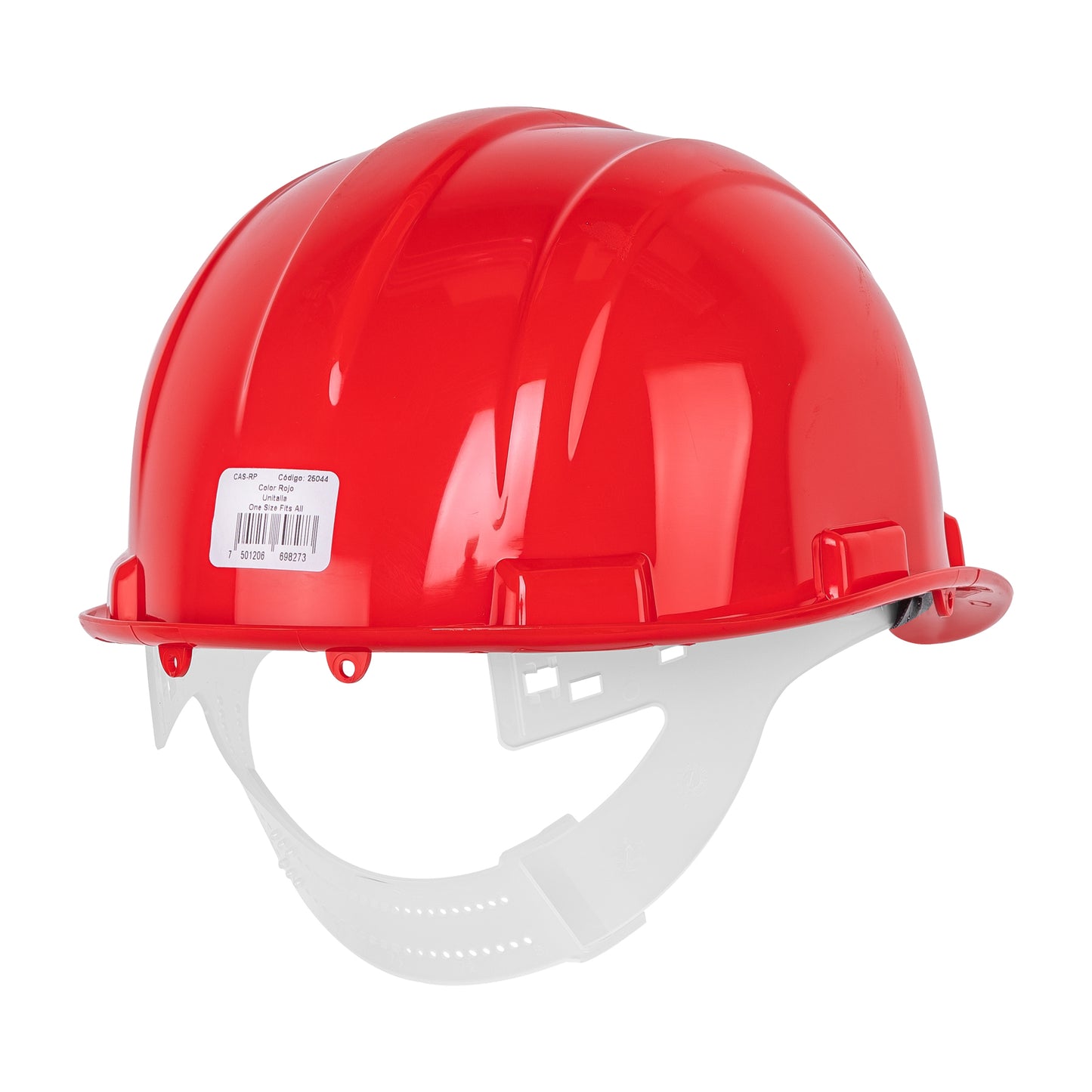 Casco de Seguridad Industrial con Ajuste por Intervalos Rojo