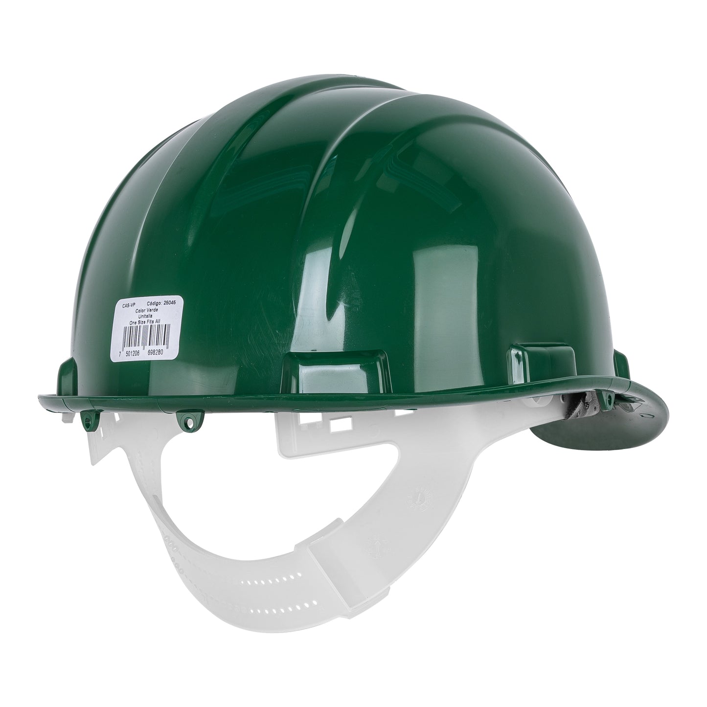 Casco de Seguridad Industrial con Ajuste por Intervalos Verde