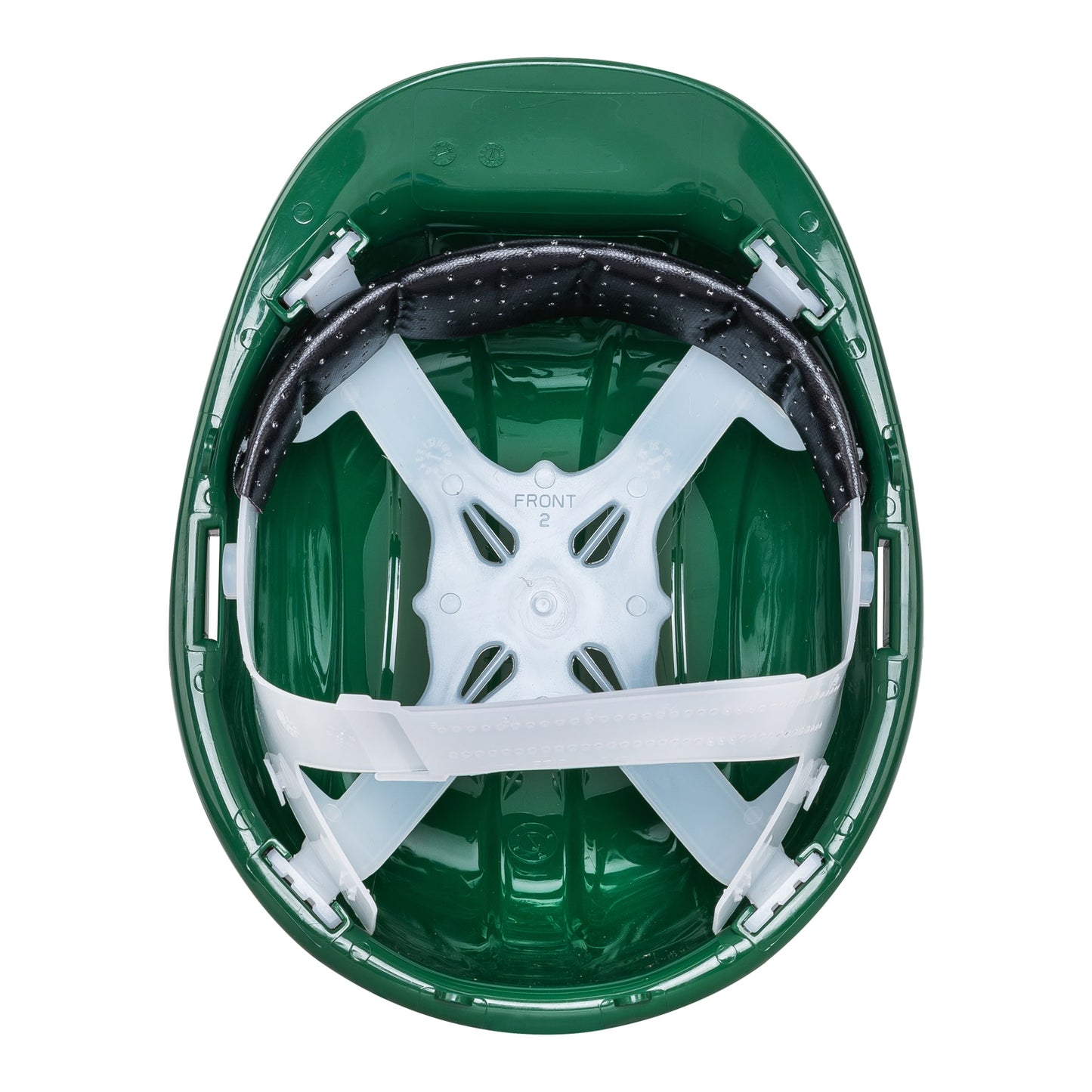 Casco de Seguridad Industrial con Ajuste por Intervalos Verde
