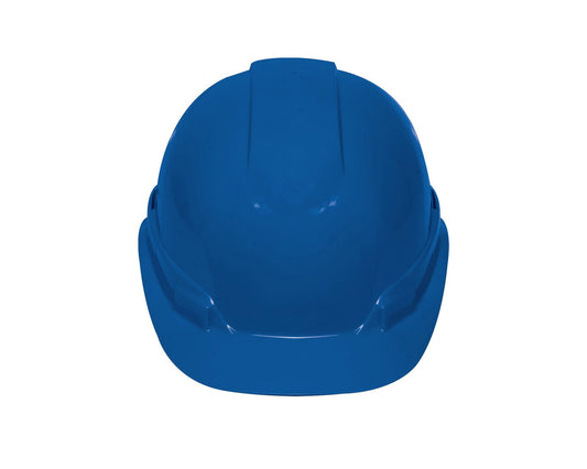 Casco de Seguridad Industrial con Ajuste de Matraca  Azul