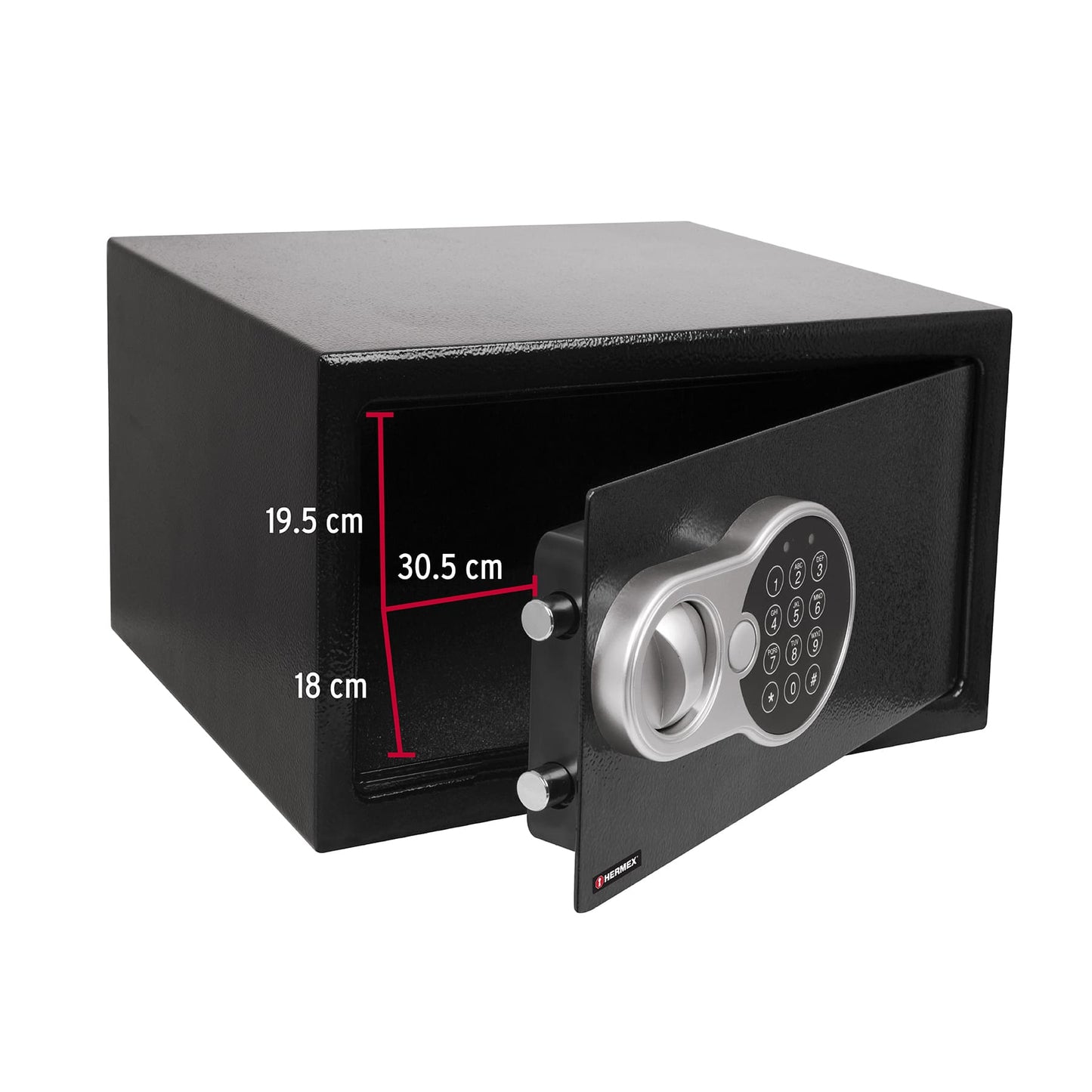 Caja fuerte de seguridad electrónica de acero chica con combinación programable