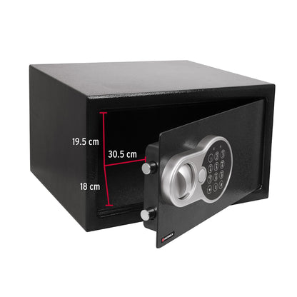 Caja fuerte de seguridad electrónica de acero chica con combinación programable