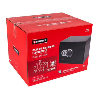 Caja fuerte de seguridad electrónica de acero mediana con combinación programable