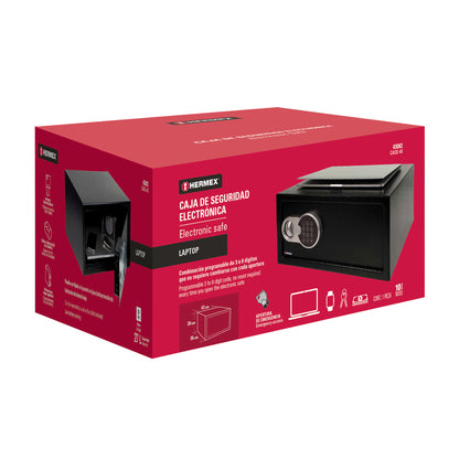 Caja fuerte de seguridad electrónica de acero para laptop con combinación programable