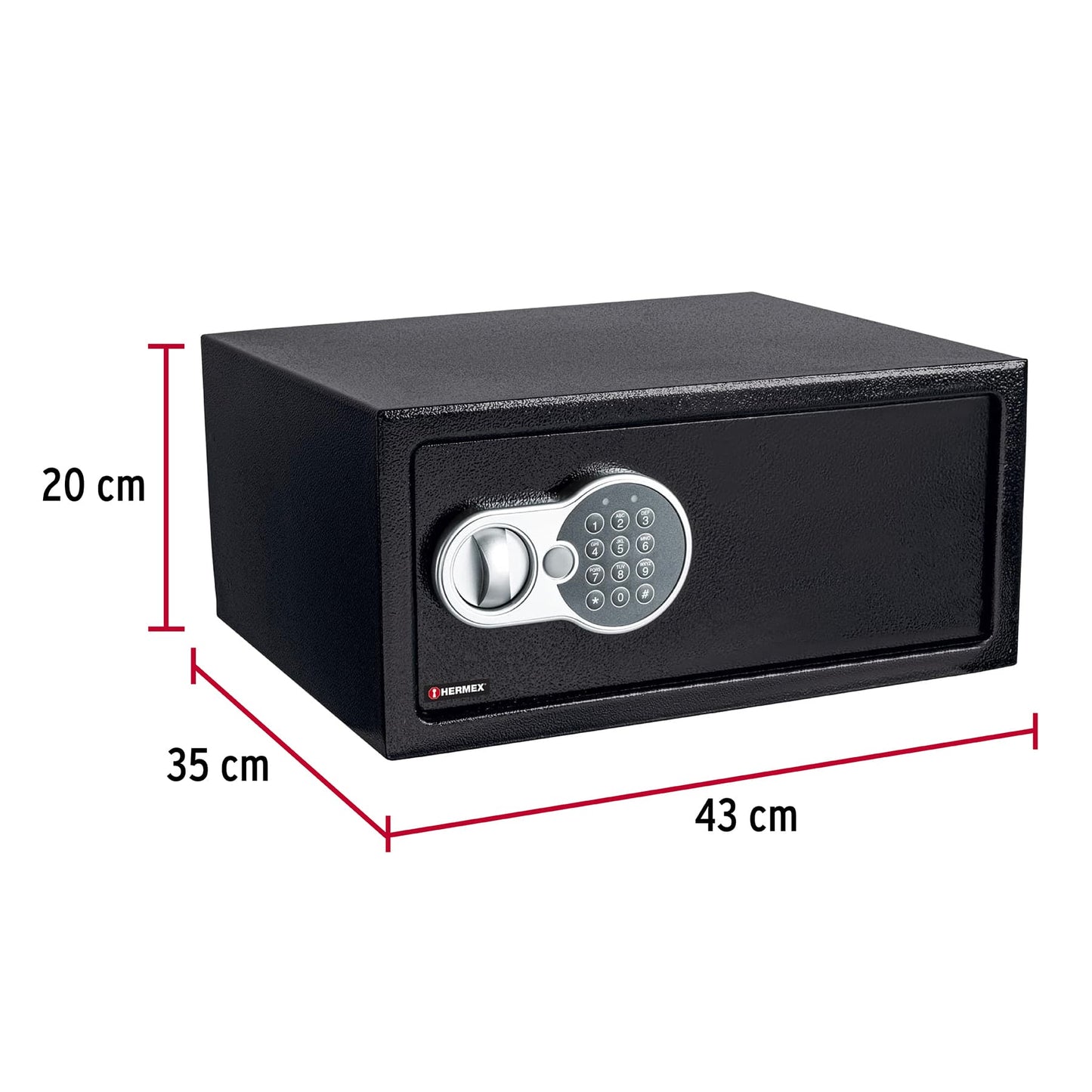 Caja fuerte de seguridad electrónica de acero para laptop con combinación programable