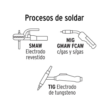 Careta para soldar con lente abatible sombra
