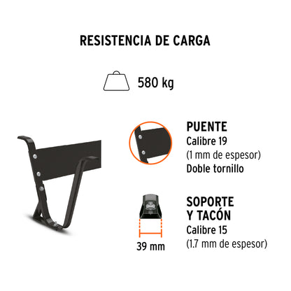 Carretilla Llanta Sólida de 4.5ft3