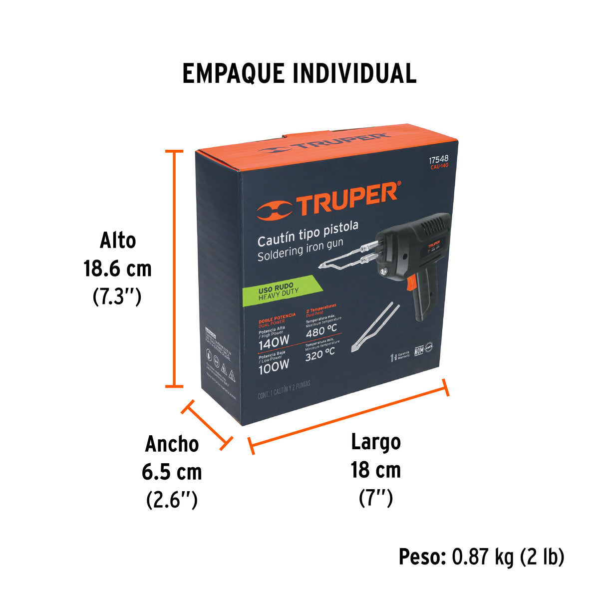 Cautin 140 W tipo pistola - SKU 17548