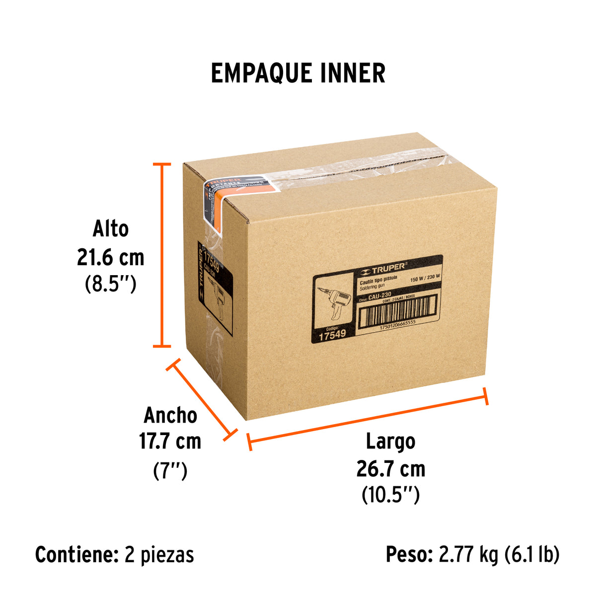 Cautin 230 W tipo pistola - SKU 17549