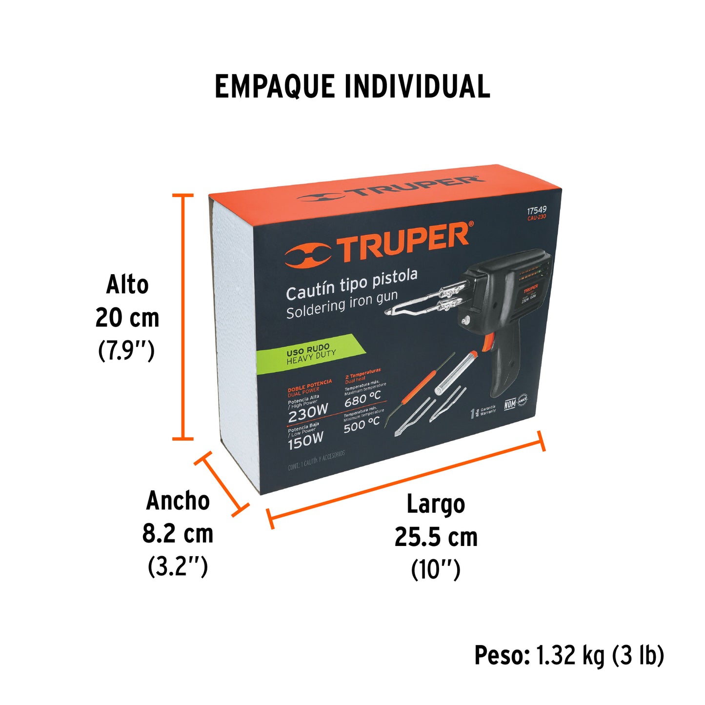 Cautin 230 W tipo pistola - SKU 17549