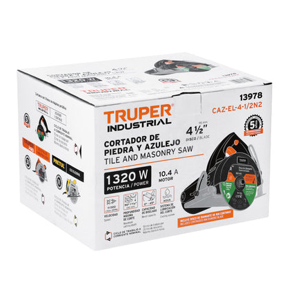Cortador electrico azulejos 4-1/2 pulg. 1320W