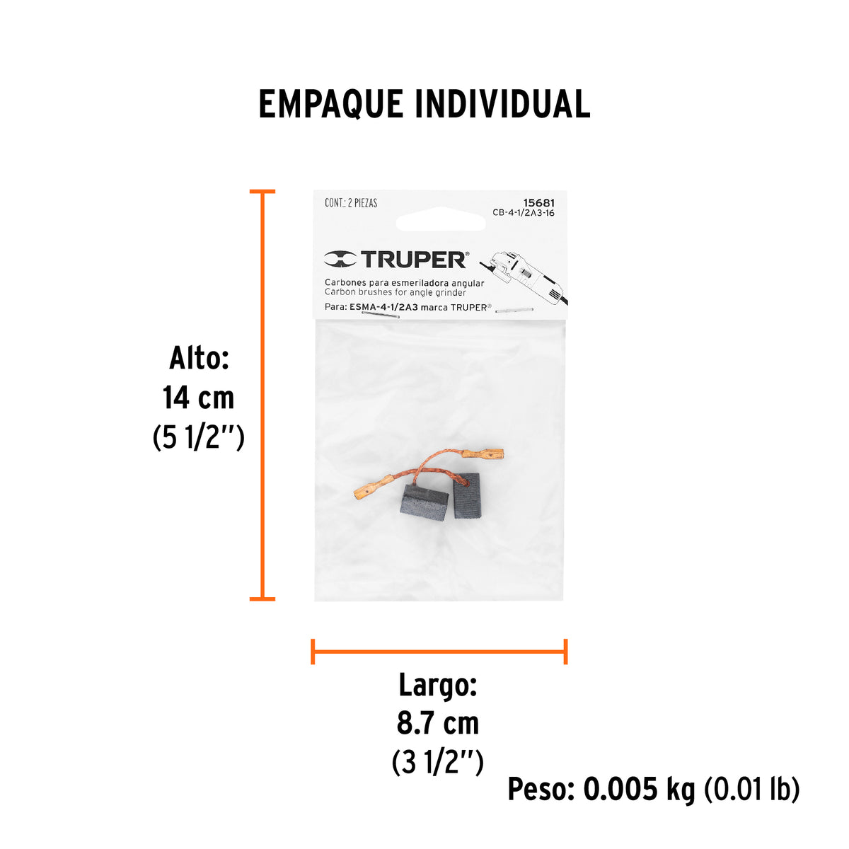 2 carbones para ESMA-4-1/2A3 - SKU 15681