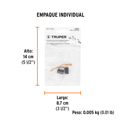 2 carbones para ESMA-4-1/2A3 - SKU 15681