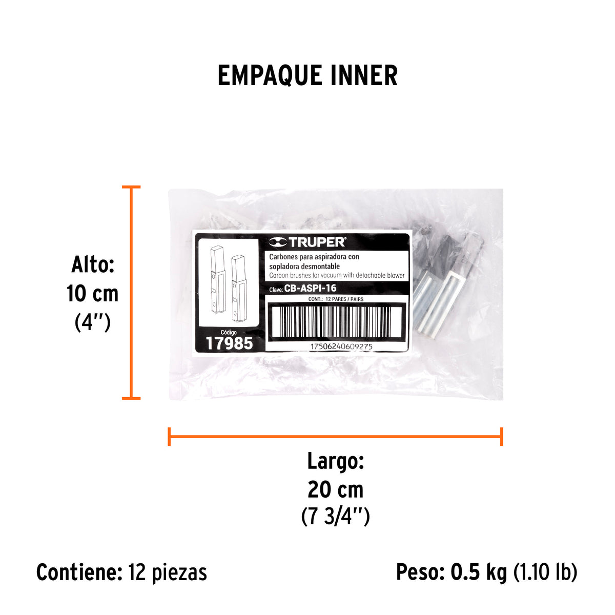 2 carbones para ASPI-16 - SKU 17985
